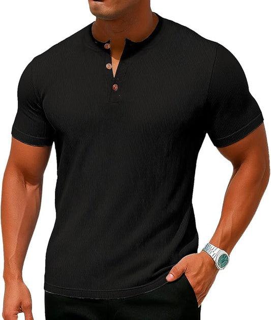 Pro Performance Gym Muscle Henley Tee