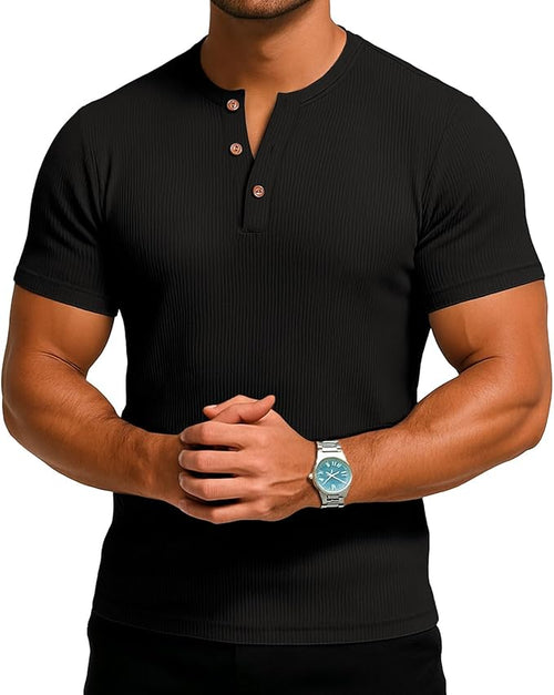 Pro Performance Gym Muscle Henley Tee