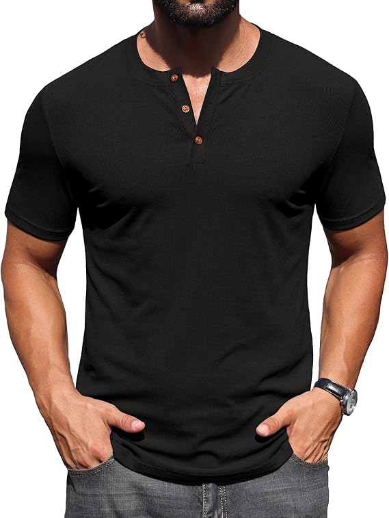 Pro Performance Gym Muscle Henley Tee