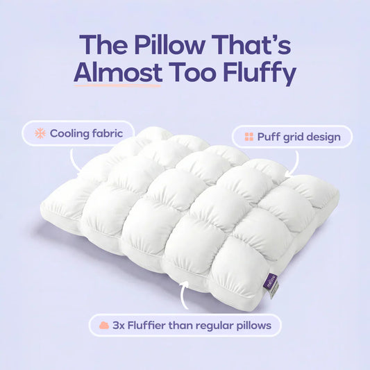 PlushGrid Luxury Pillow