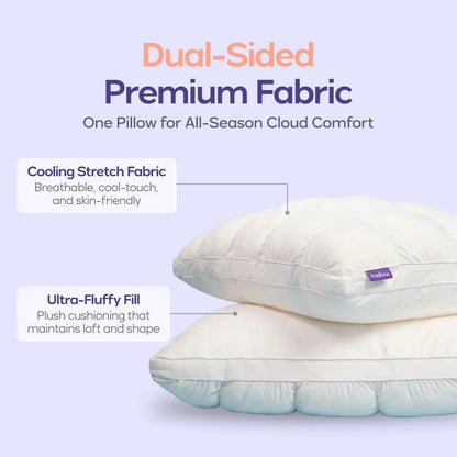 PlushGrid Luxury Pillow