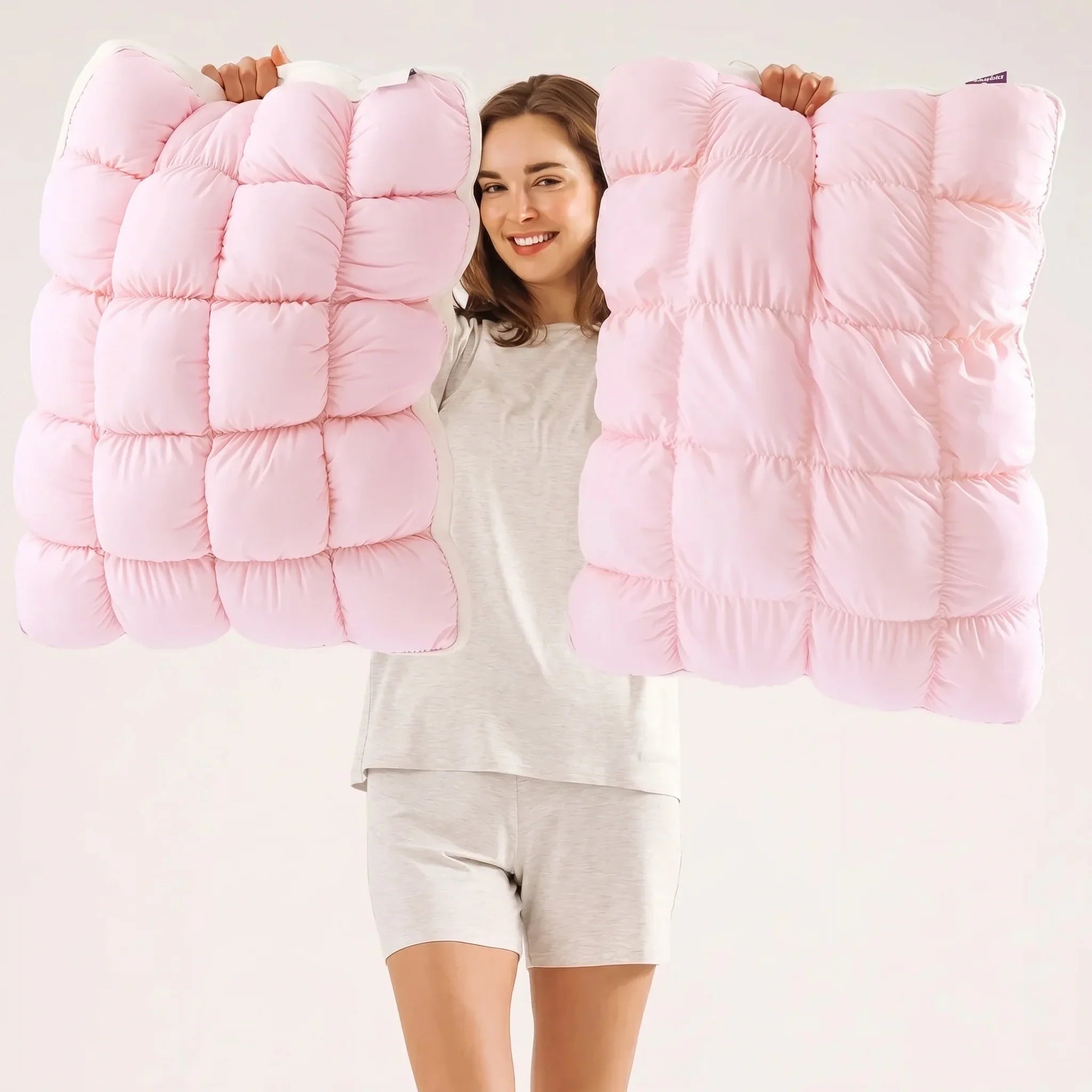 PlushGrid Luxury Pillow